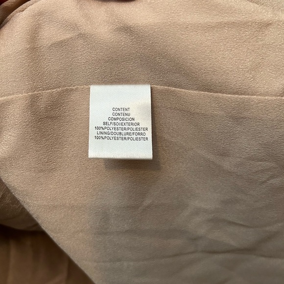 WAYF The Angelina Slit Wrap Gown in tan - Picture 14 of 14